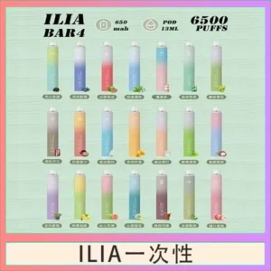 ILIA BAR 4 哩啞四代一次性抛棄式電子煙 6500口拋棄式